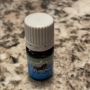 Brand new bottle of Freedom essential oil.